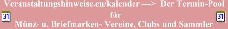 Termine f�r Sammler