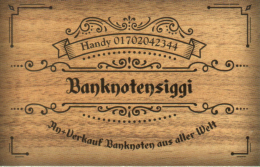 Banknoten Siggi